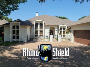 DFW Brick Home with Rhino Shield brick paint coating 